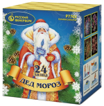 Салюты Дед Мороз Салют 1,25х24з, 40сек, 55м Р7702